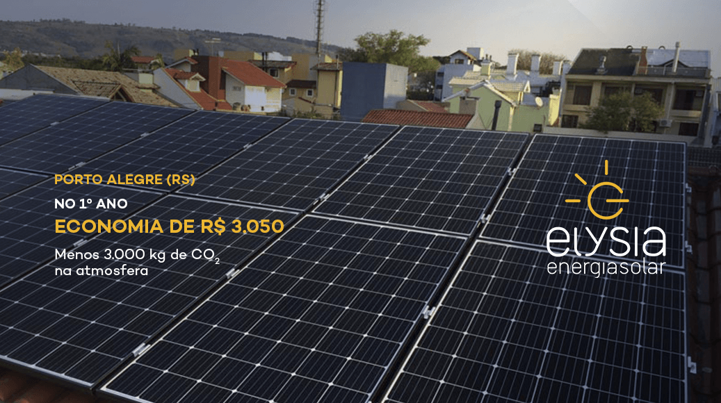 Gerar energia solar em Porto Alegre - Elysia energia solar Rio Grande do Sul