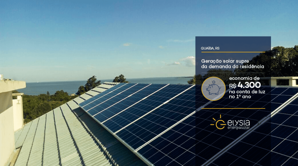 Energia fotovoltaica em Guaíba - Elysai energia solar Rio Grande do Sul