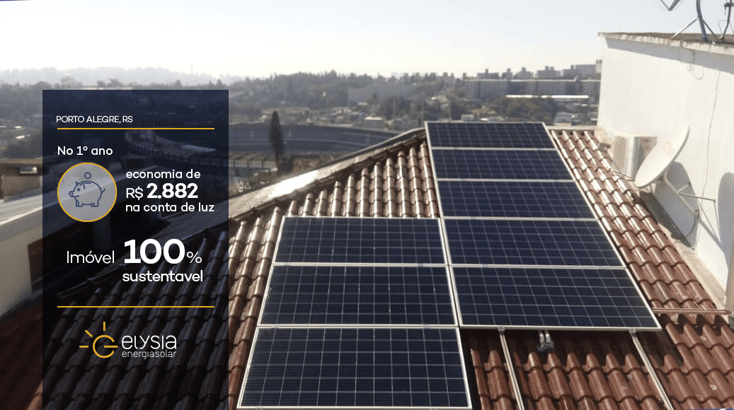 Empresa de energia solar em Porto Alegre - Elysia sistema fotovoltaico RS
