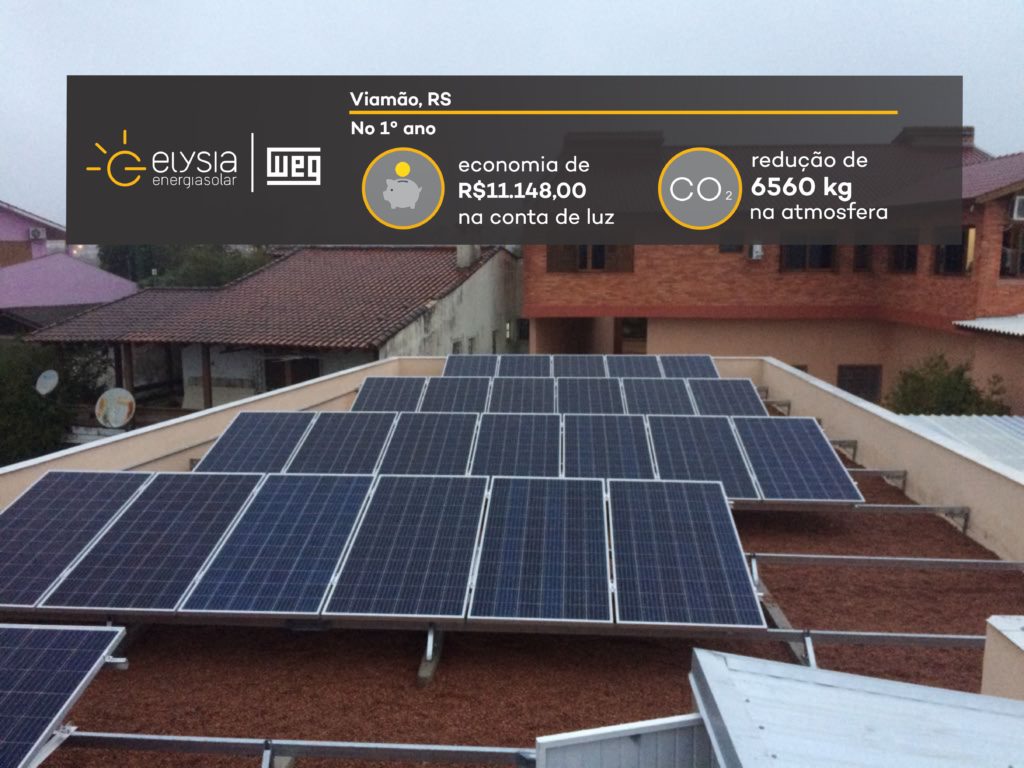 Instalação de energia solar em Viamão - Elysia sistema fotovoltaico Rio Grande do Sul