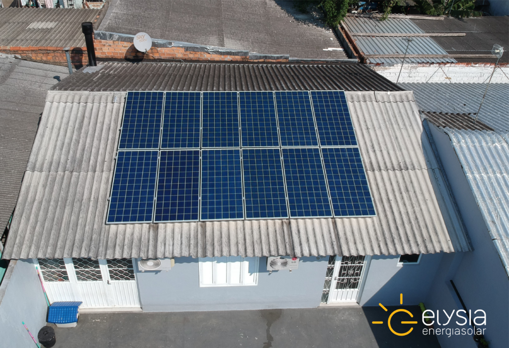 Instalação de energia fotovoltaica em Canoas