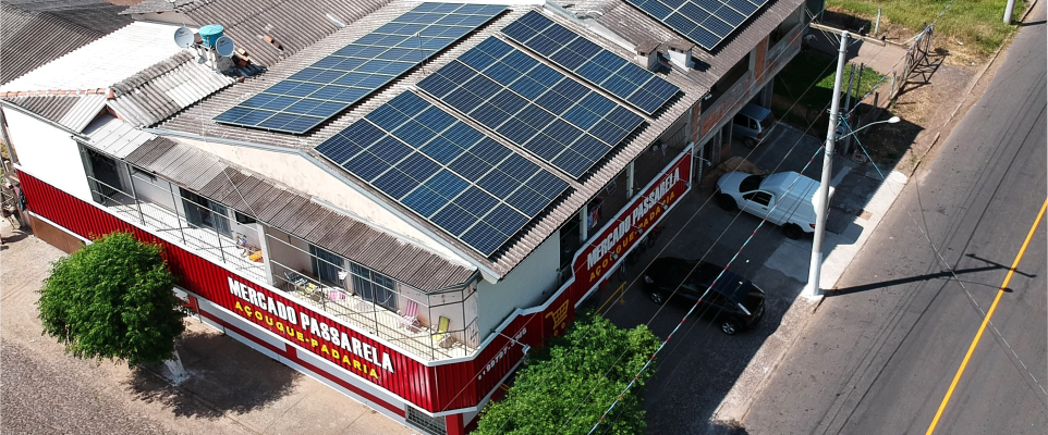 Energia solar em mercado - Elysia energia fotovoltaica RS