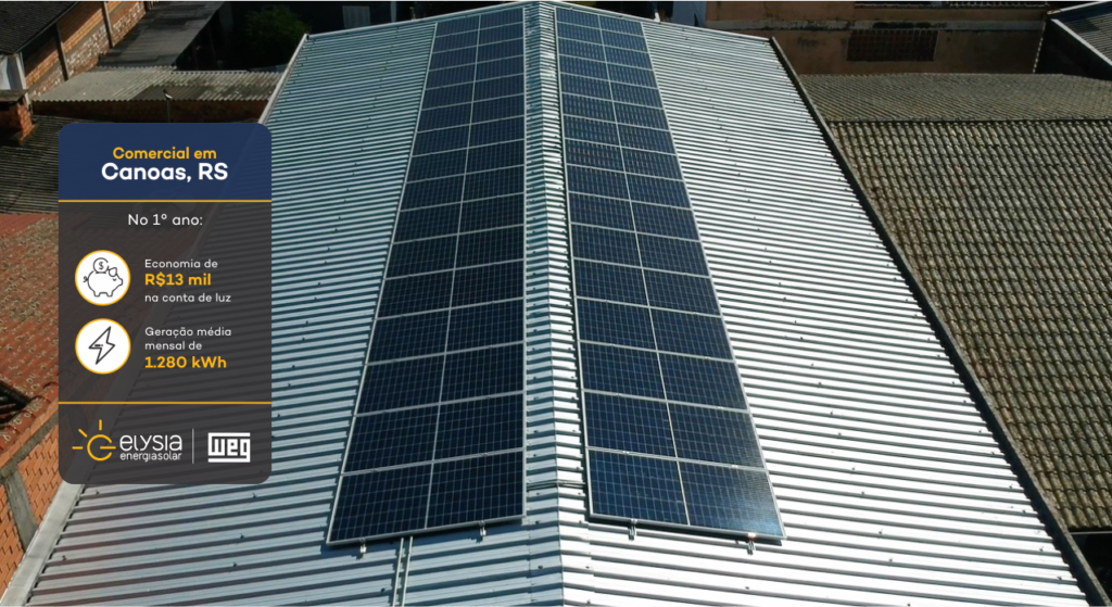 Canoas energia solar - Elysia sistema fotovoltaico RS