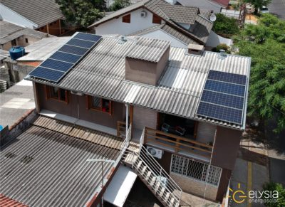 Energia solar no bairro Sarandi