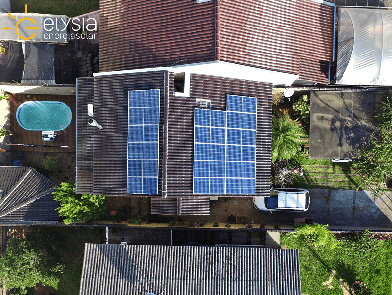Residência com energia solar