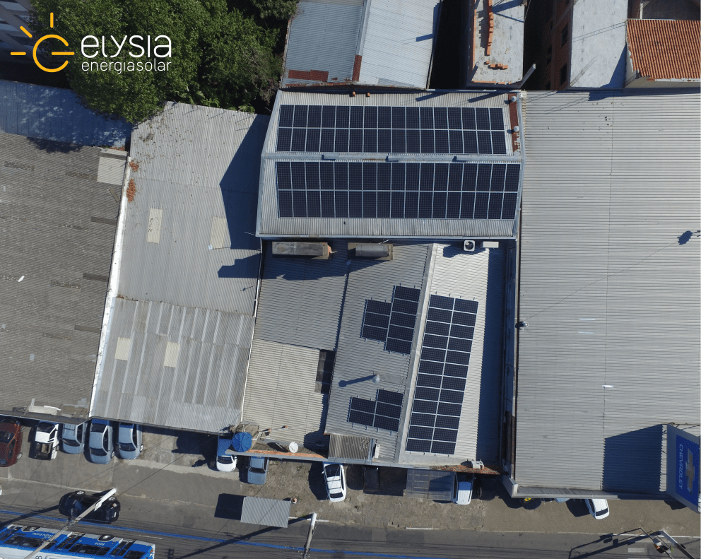 Energia fotovoltaica comercial - Elysia energia solar Porto Alegre