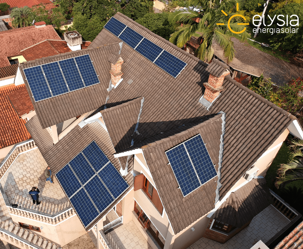 Sistema fotovoltaico residencial em Novo Hamburgo - Elysia energia solar RS