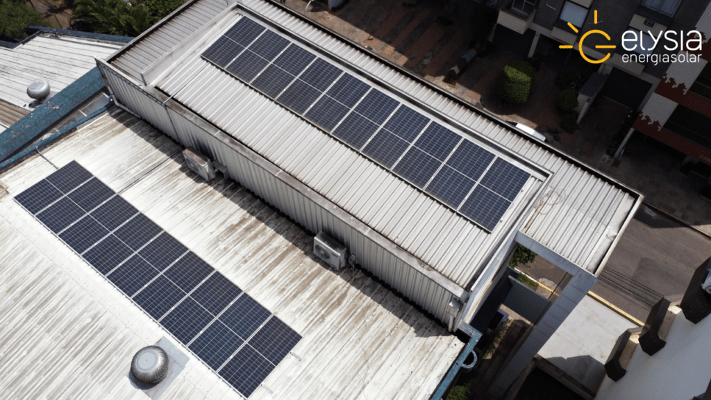 Energia solar em academia de São Leopoldo