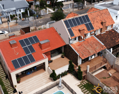 Sistema fotovoltaico residencial São Leopoldo - Elysia energia solar Vale dos Sinos