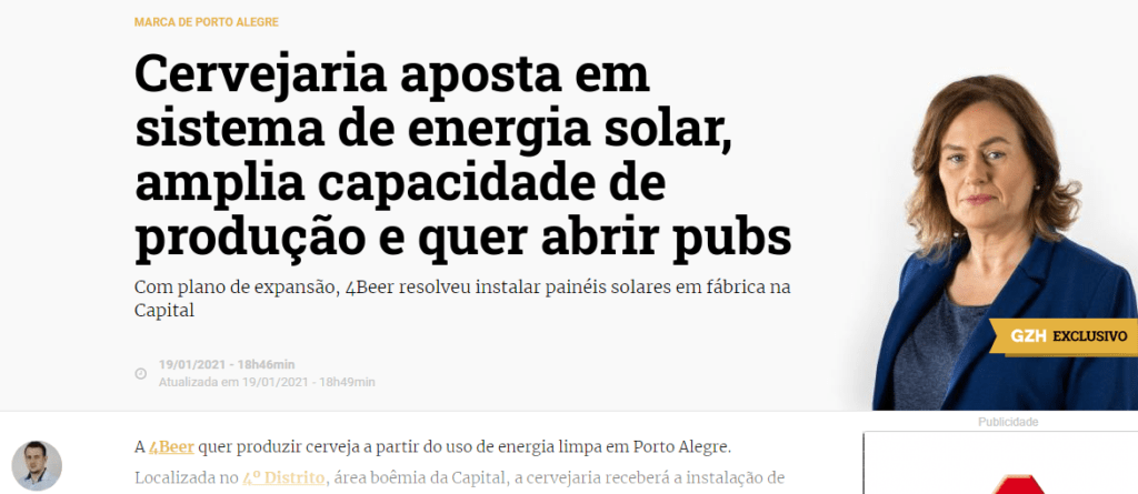 Elysia energia solar cervejaria de Porto Alegre - Portal GZH