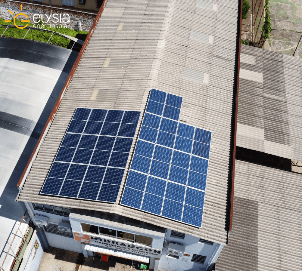 Comércio de POA com energia solar - Elysia solução completa energia fotovoltaica