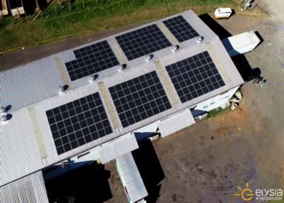 Sistema fotovoltaica em indústria - Elysia energia solar Rio Grande do Sul