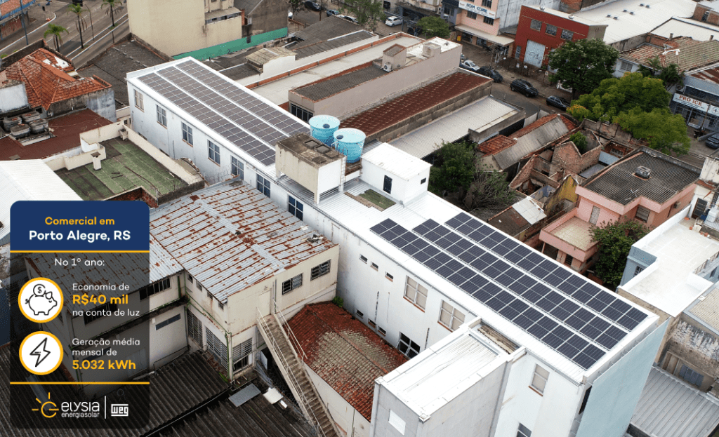 Federação energia solar - Elysia sistema fotovoltaico Porto Alegre