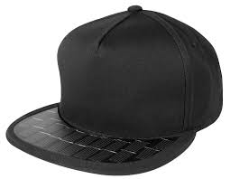 Baseball Cap w/ a USB Solar Power Output Charger System - SOLSOL