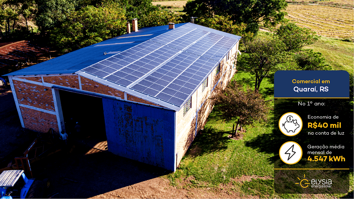 Energia solar Quaraí - Sistema fotovoltaico Rio Grande do Sul