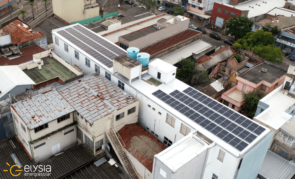 Energia solar em instituição de Porto Alegre