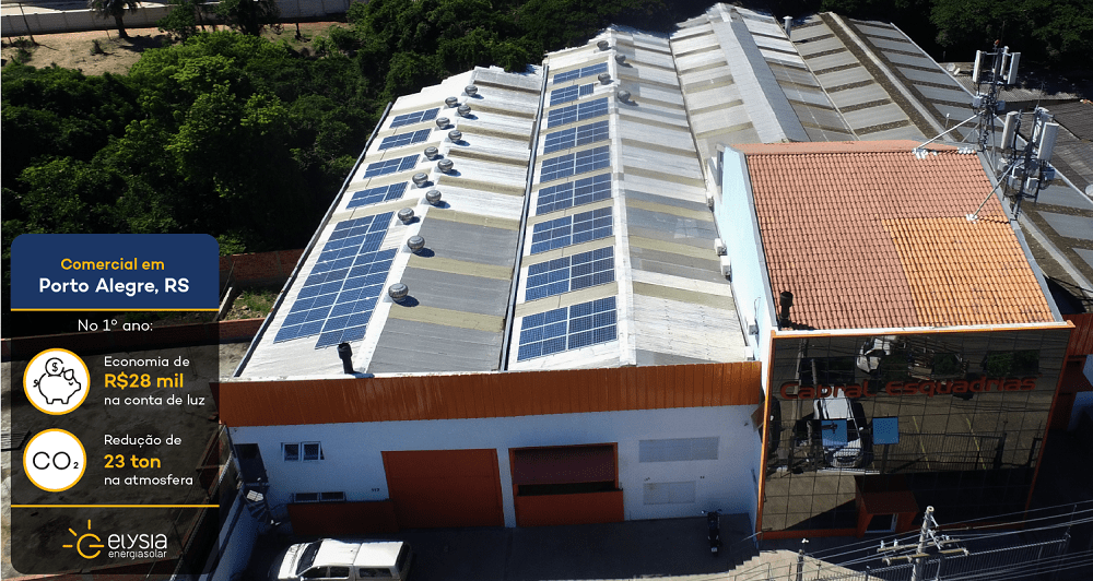 Energia solar livre impostos - Elysia sistema fotovoltaico Rio Grande do Sul