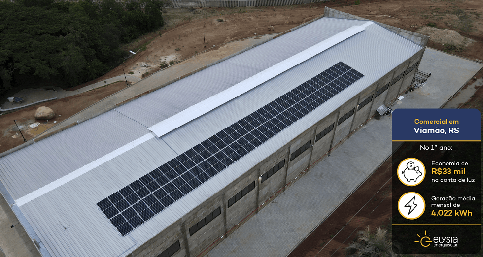 Indústria energia fotovoltaica Viamão - Elysia energia solar Rio Grande do Sul