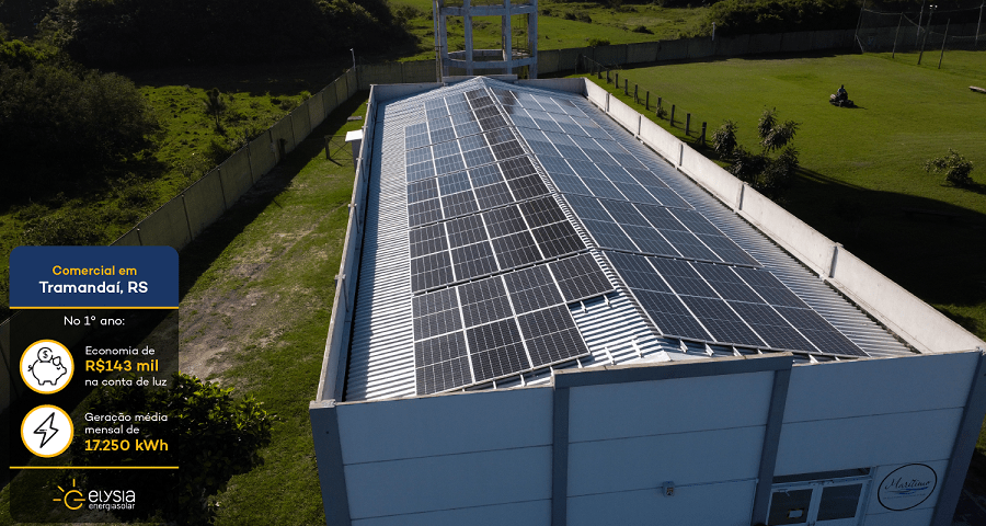 Condomínio energia solar - Elysia sistema fotovoltaico Tramandaí