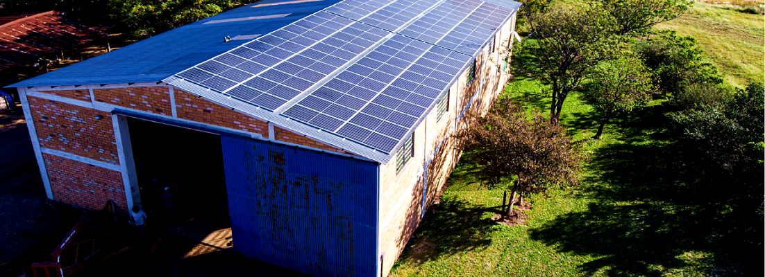 Energia solar rural no Rio Grande do Sul - Sistema fotovoltaico no campo Elysia