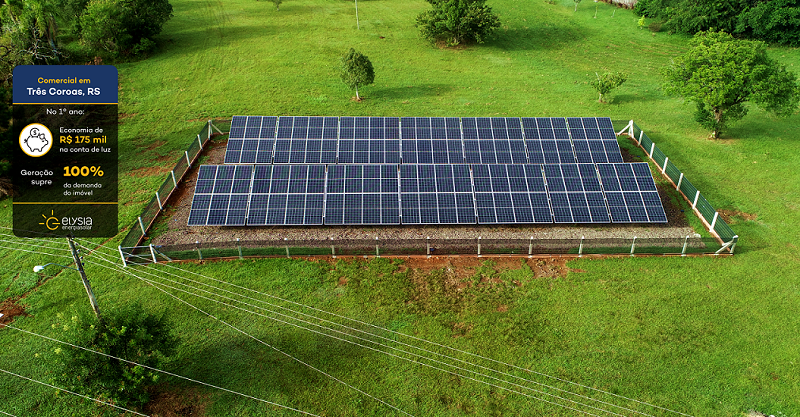 Energia solar Três Coroas - Elysia energia fotovoltaica Rio Grande do Sul