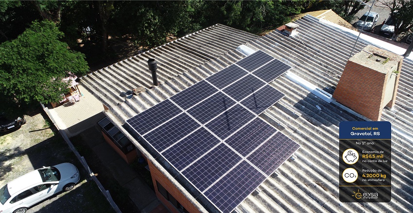 Escritório de contabilidade de energia solar - Elysia sistema fotovoltaico RS