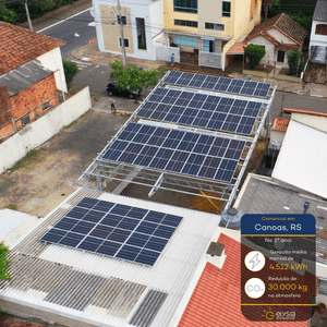 Lancheria energia fotovoltaica Canoas - Elysia energia solar Rio Grande do Sul